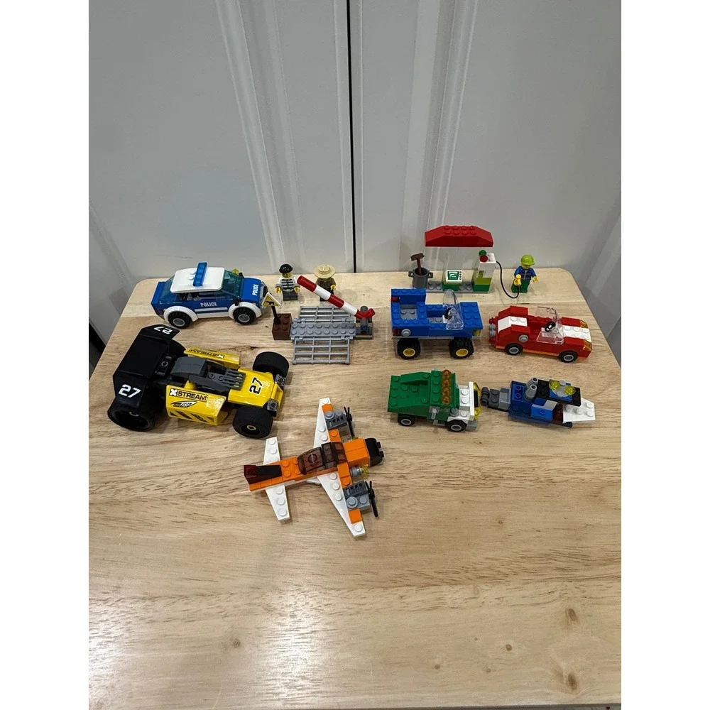 Bundle Lot of 6 LEGO Prebuilt Sets Cars Plane Trucks